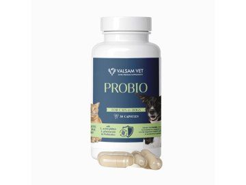 PROBIO – probiotiká a prebiotiká pre psy a mačky 30 kapsúl – Valsam Vet