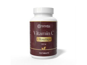 Vitamín C 1000 + Šípky 110 tabliet Herbatica