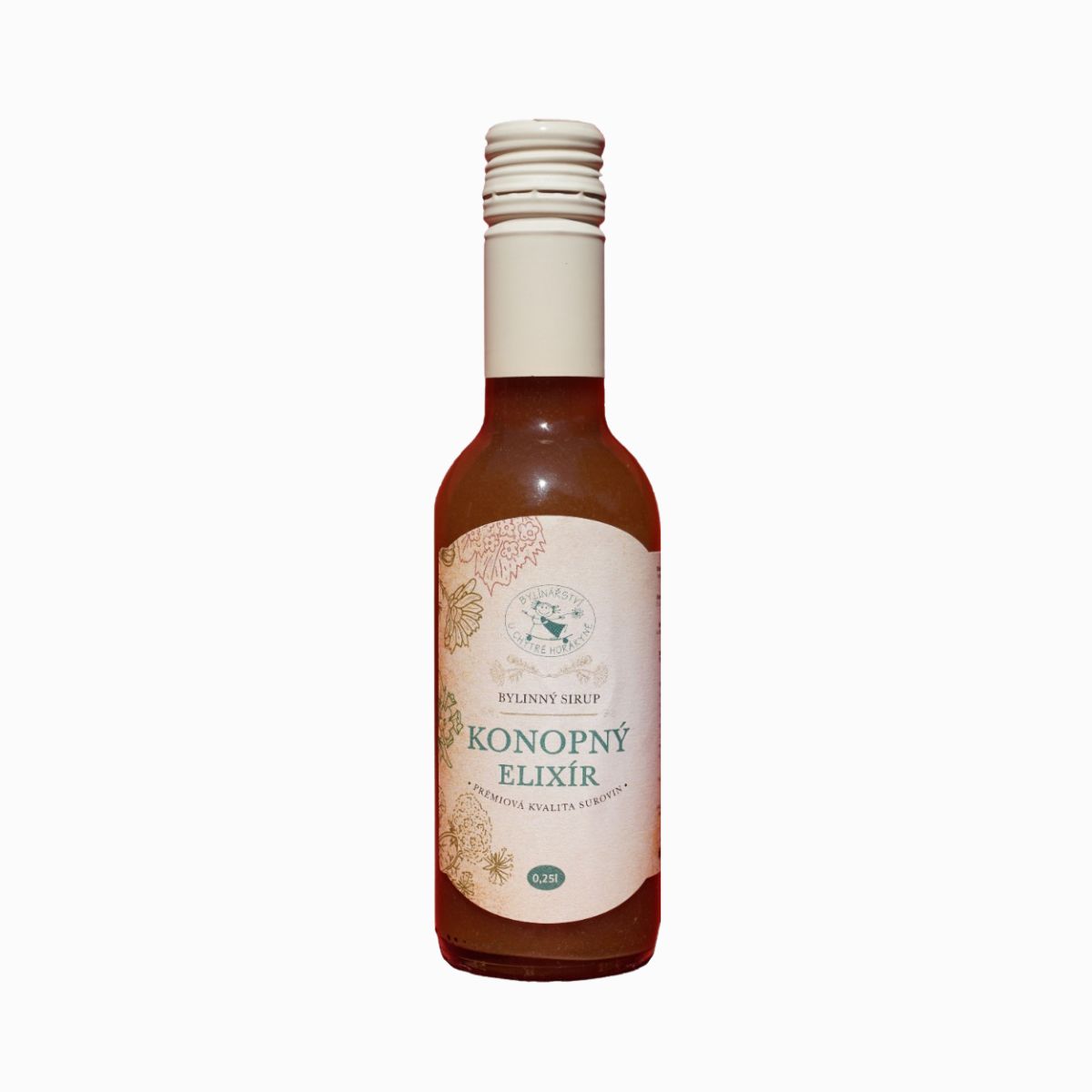 Bylinářství U Chytré horákyně Sirup "Konopný Elixír" - Bylinkářství u Chytré Horákyně - 250 ml
