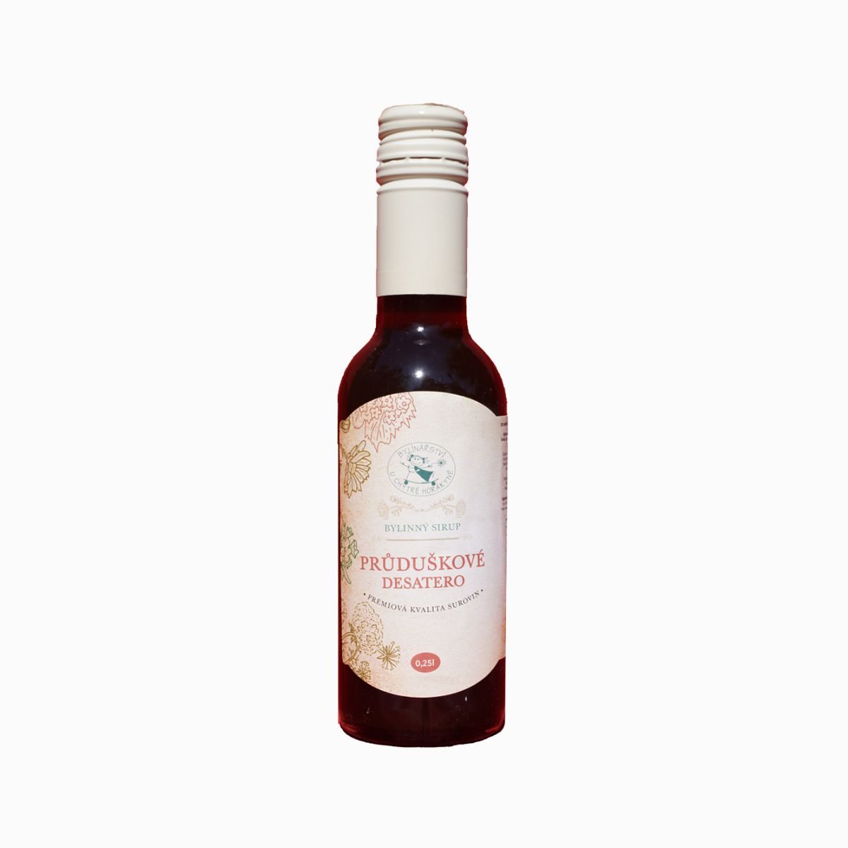 Bylinářství U Chytré horákyně Sirup "Prieduškové desatoro" - Bylinkářství u Chytré Horákyně - 250 ml