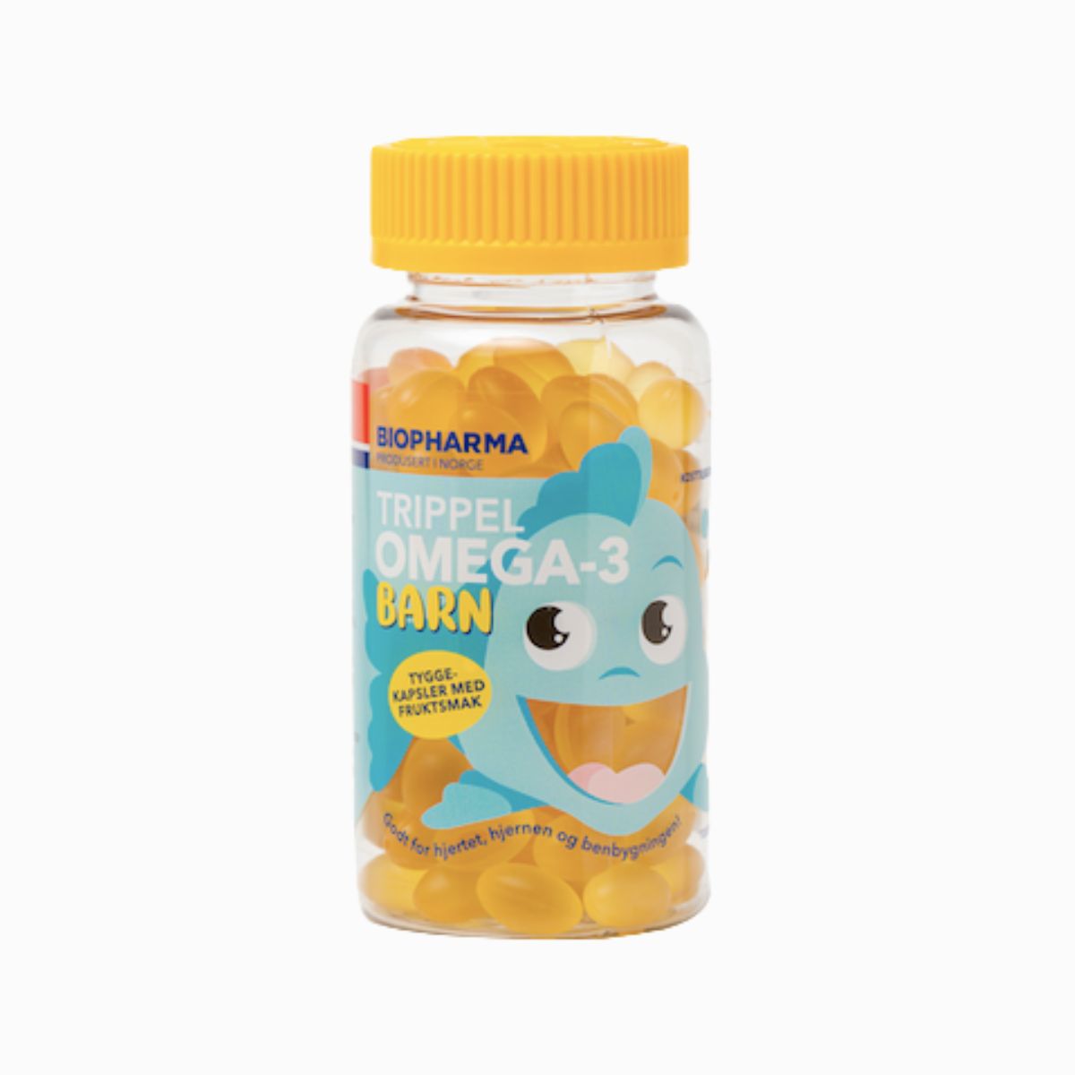 HLH BioPharma Omega 3 detské žuvacie kapsule 60 kapsúl