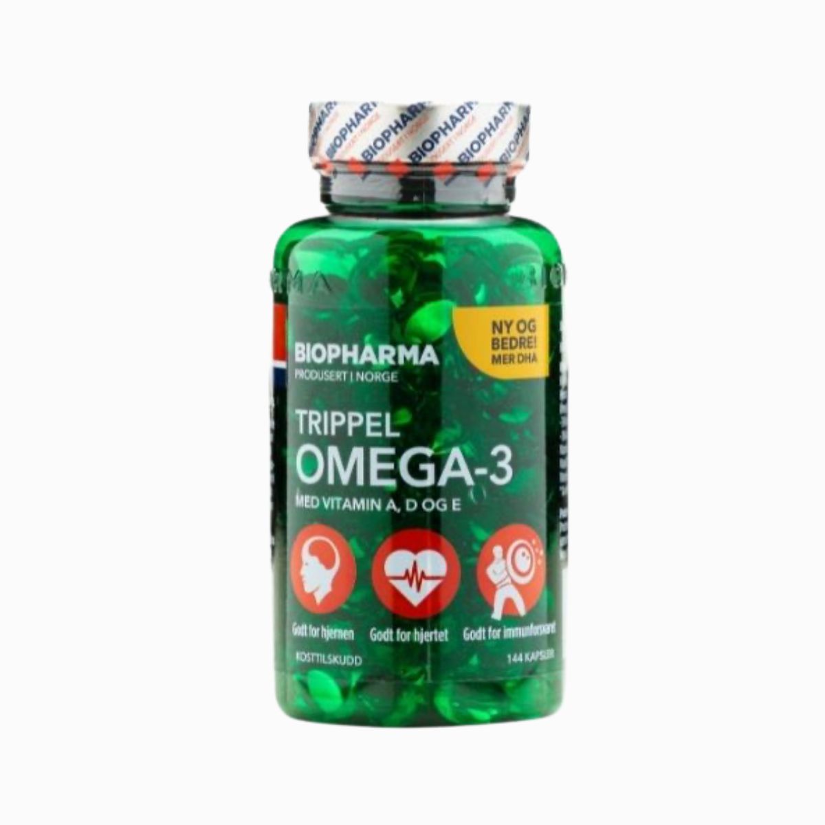Trippel Omega 3 - Biopharma - 144 kapsúl