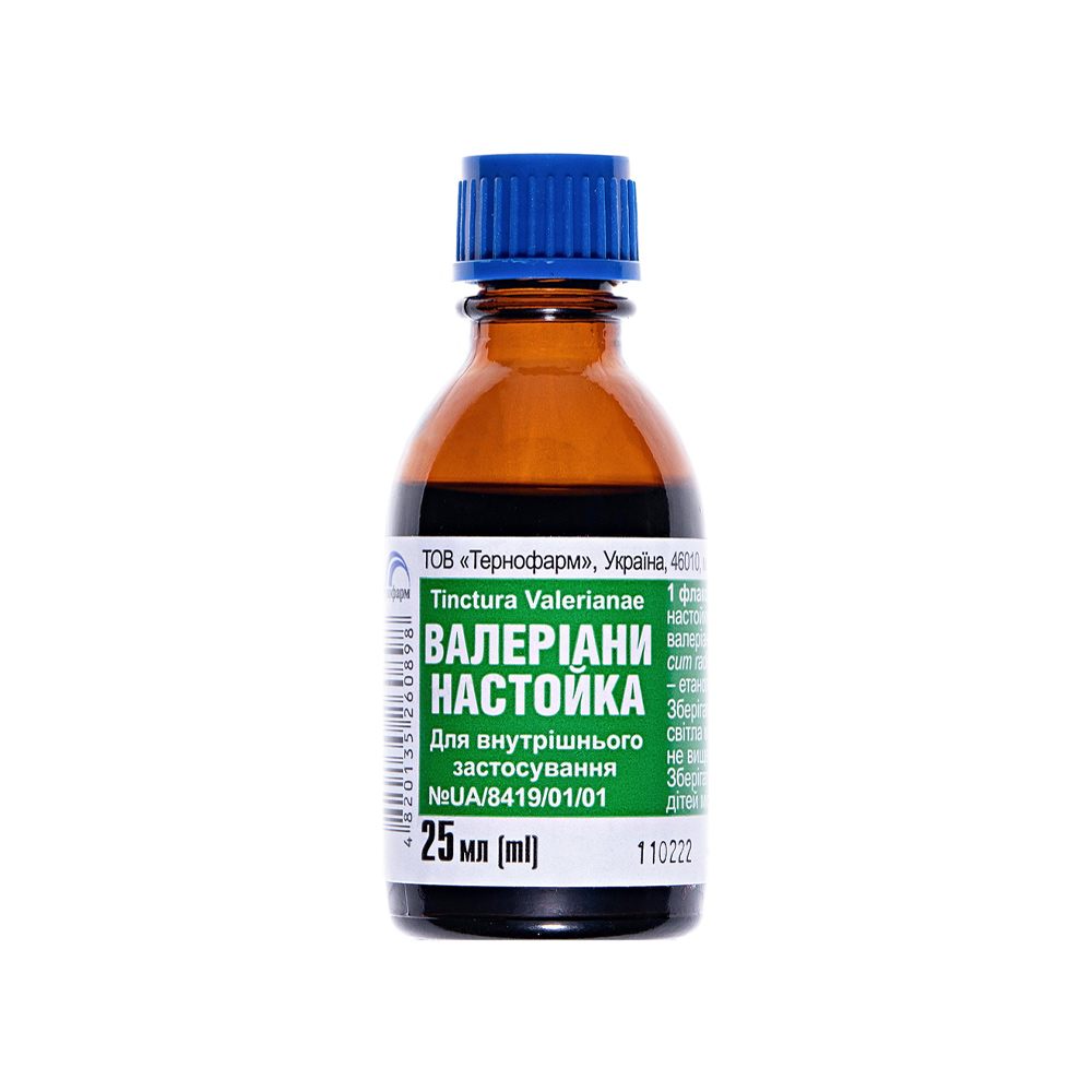 E-shop Valeriána lekárska - tinktúra - 25ml - HealthNA