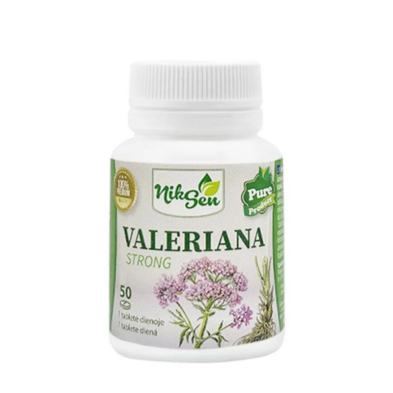 Valeriána Strong - Niksen - 50 tabliet