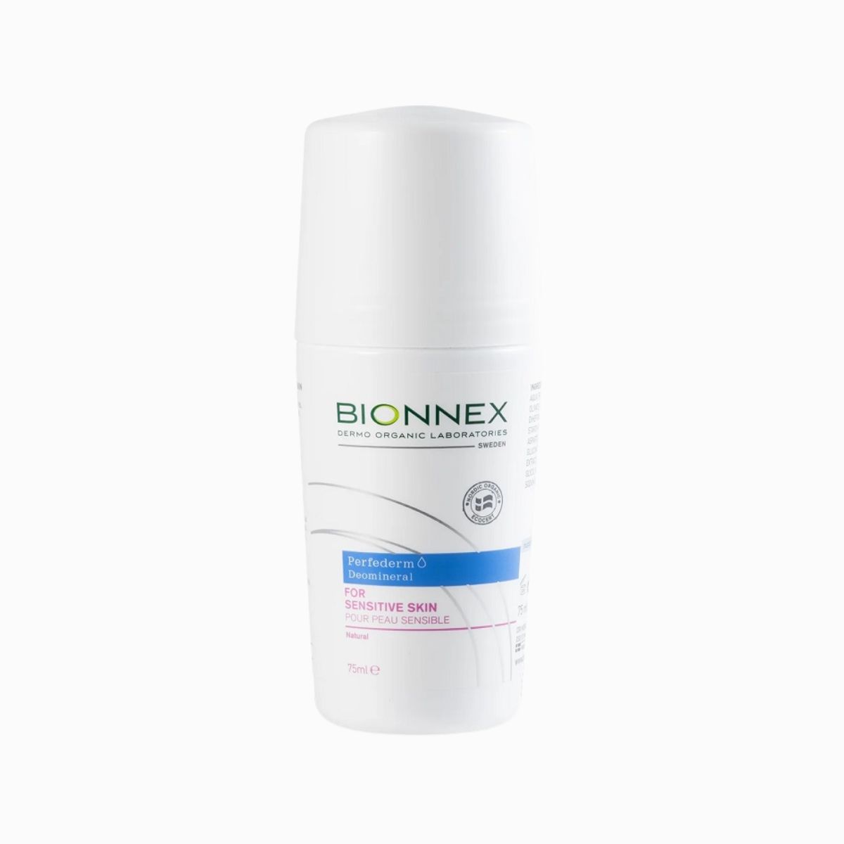 Minerálny deodorant roll-on na citlivú pokožku - 75ml - Bionnex