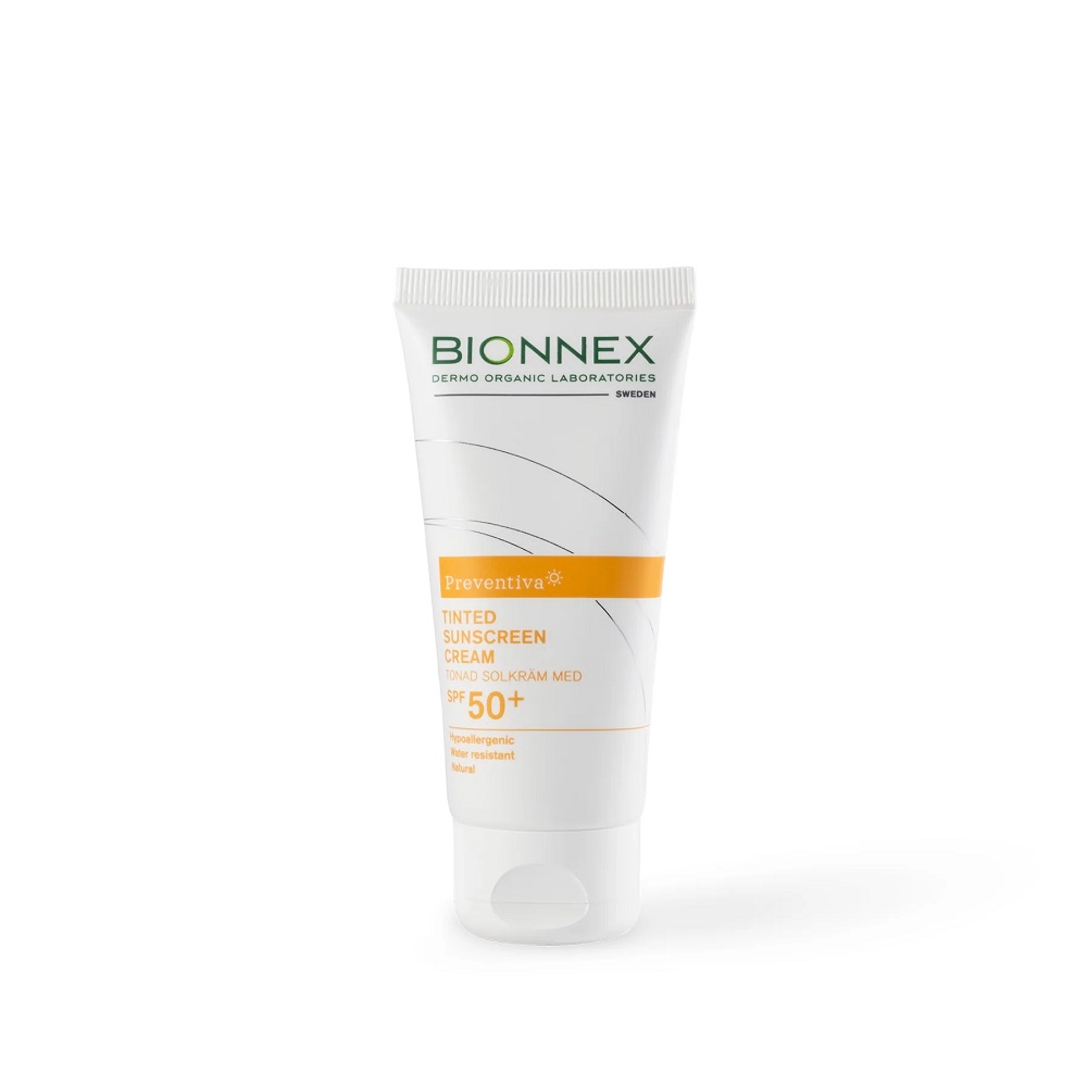 E-shop Ochranný krém na opaľovanie tónovací SPF 50+, 50 ml - Bionnex