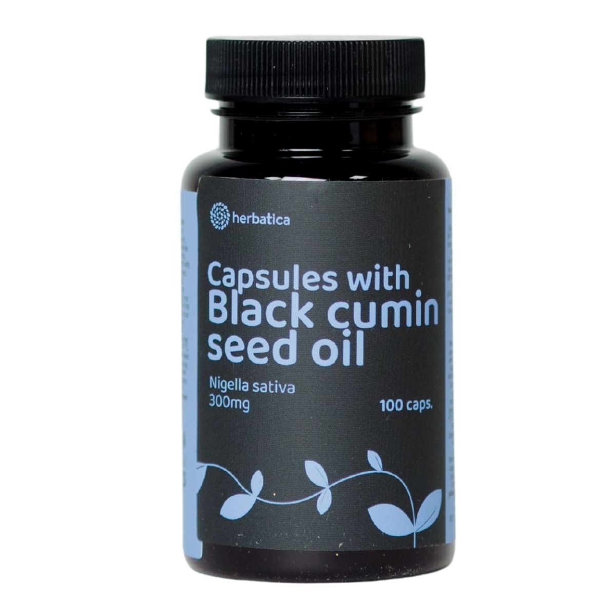 Olej zo semien čiernej rasce (Nigella sativa) v kapsulách /300 mg - 100 kapsúl - Herbatica
