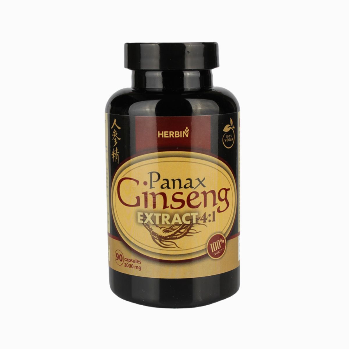 Ženšenový extrakt 500mg ( Panax ginseng ) - 90 kapsúl - HealthNA