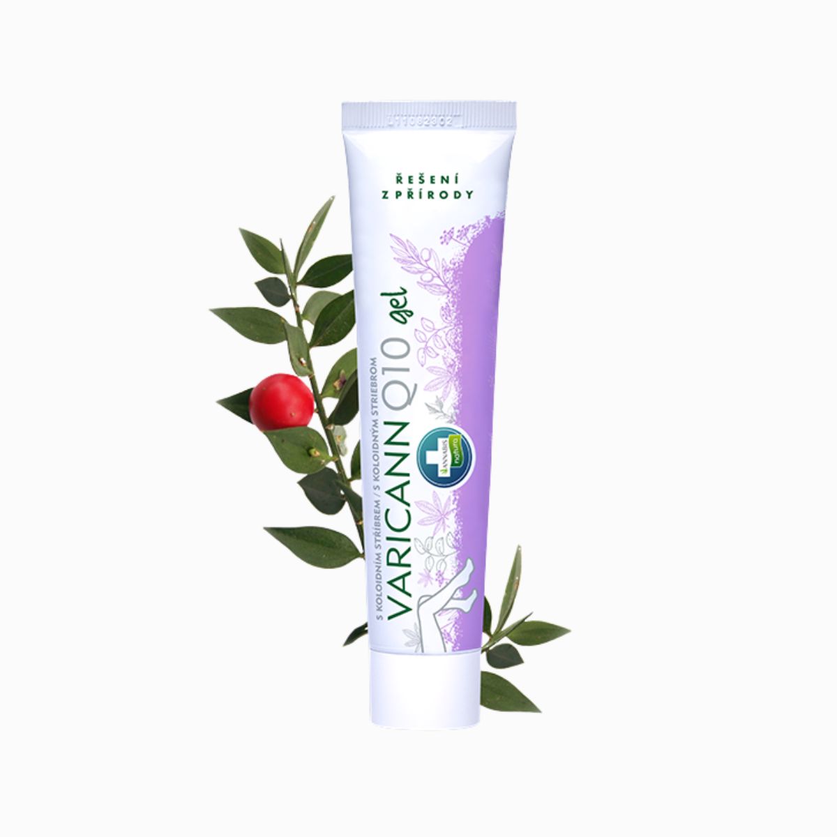VARICANN Q10 gél na nohy, kŕčové žily s koloidným striebrom - 75 ml - Annabis