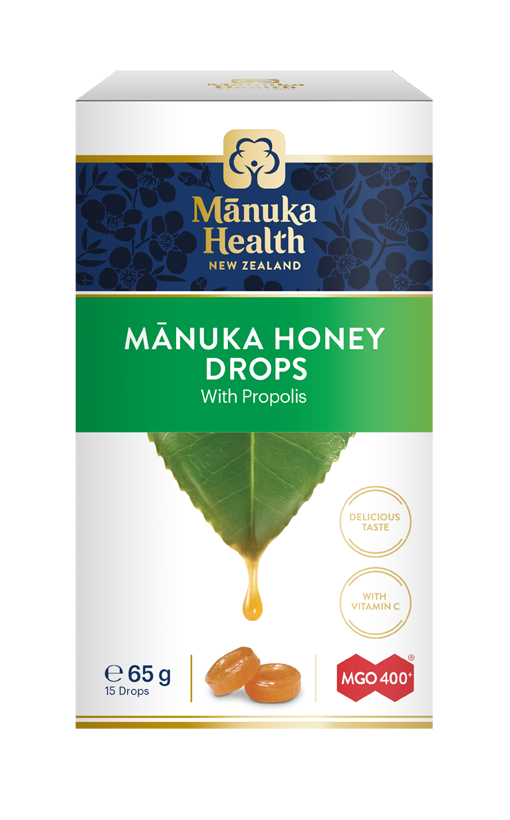 Manuka Health Cukríky s Manuka medom MGO™ 400+ propolis, 65g
