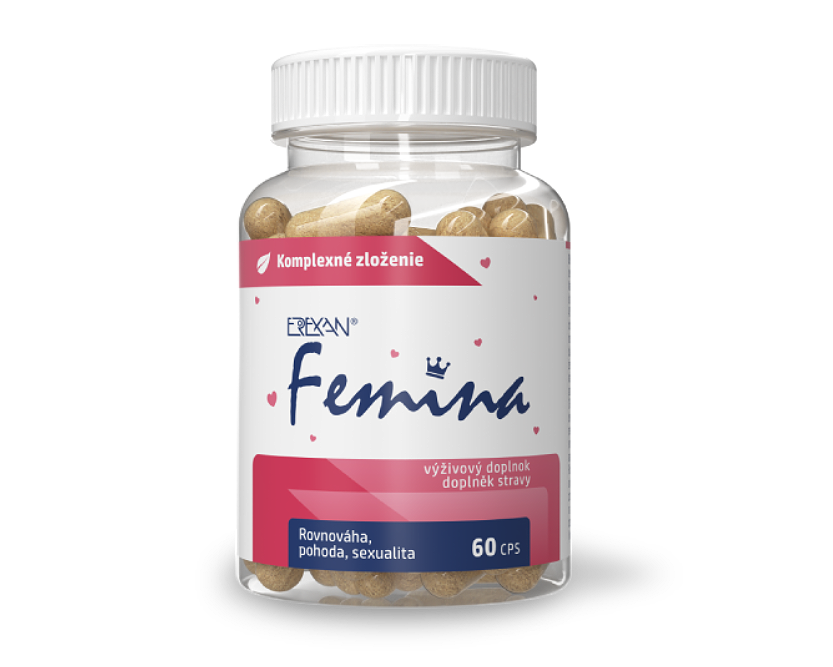 EREXAN Femina podpora hormonálnej rovnováhy, pohody a sexuality žien - 60 kapsúl
