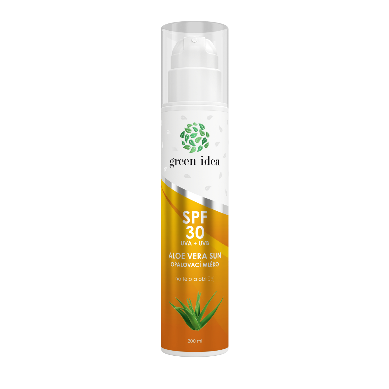 Aloe vera krém na opaľovanie SPF 30 200 ml - Green idea