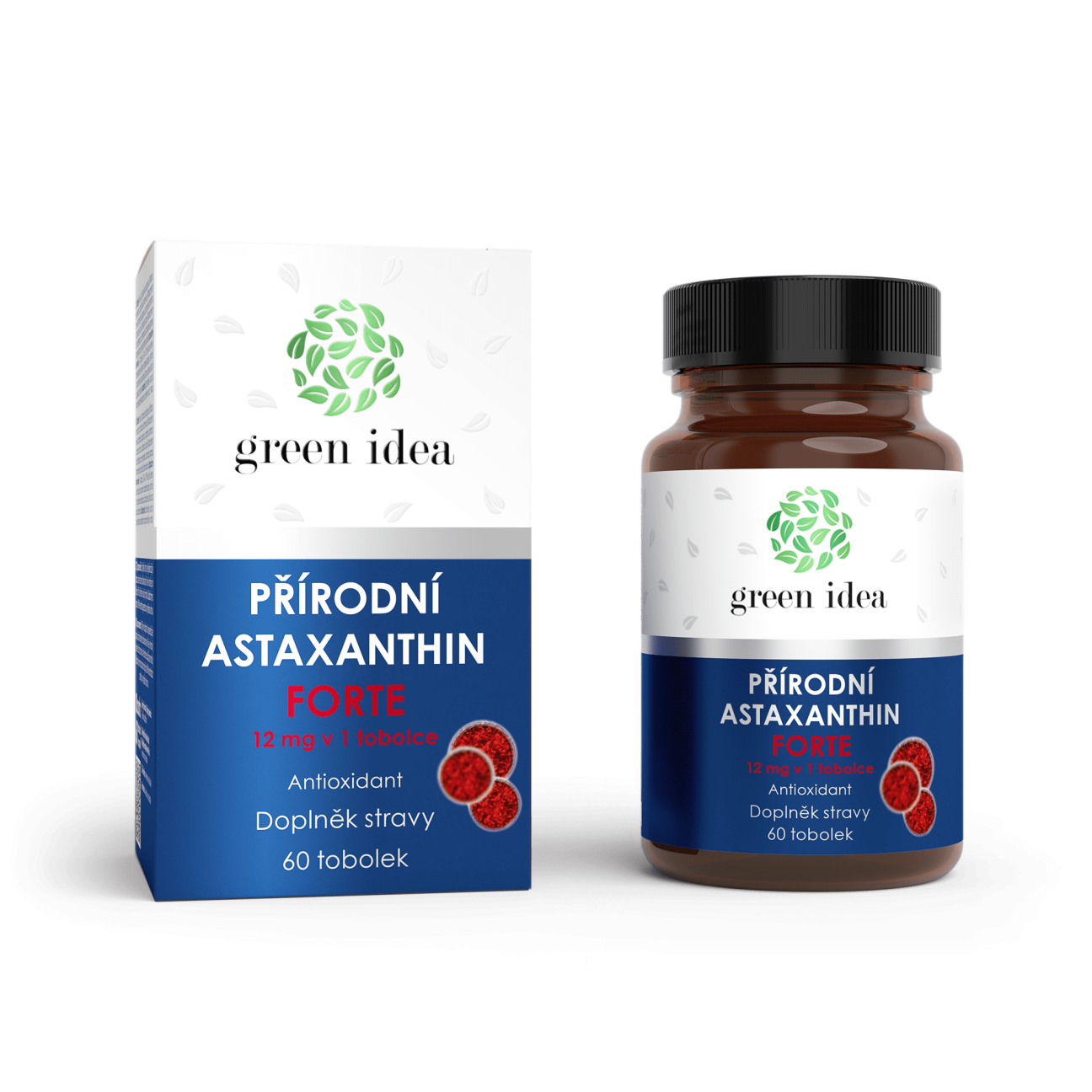 Astaxantín forte 12 mg - 60 kapsúl - Green idea