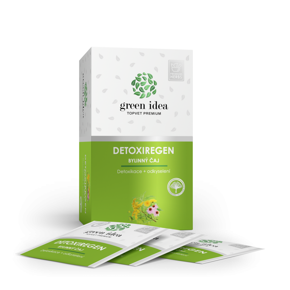 Herbex Detoxiregen - bylinný čaj 20 vrecúšok - Green idea