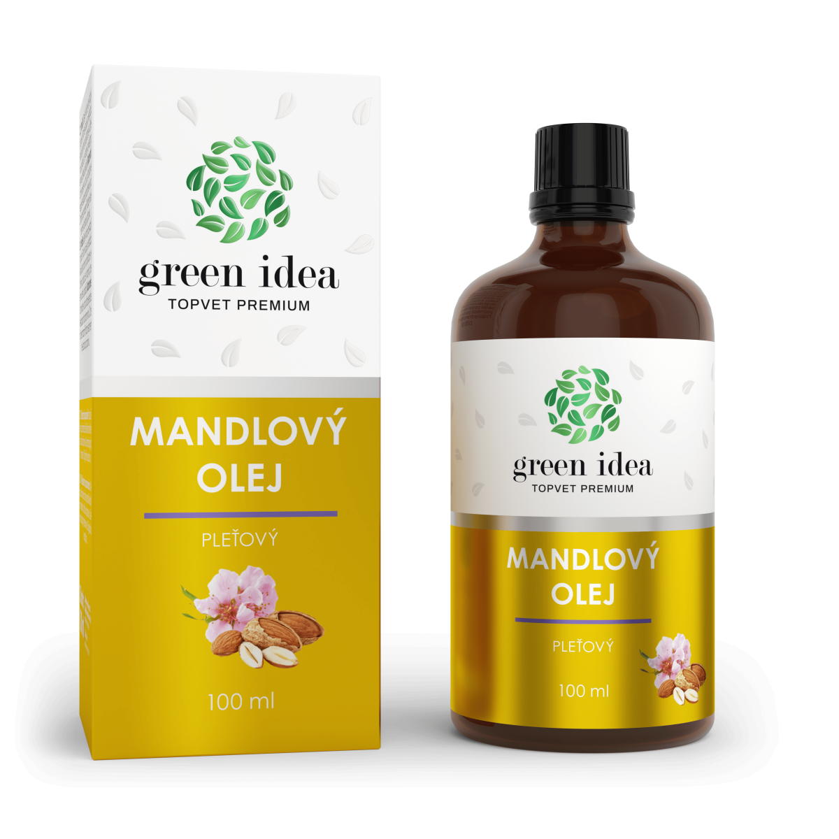 Mandľový olej na tvár 100 ml - Green idea