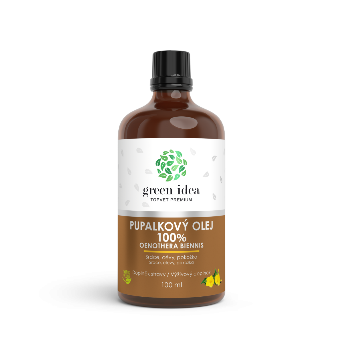 100 % pupalkový olej 100 ml - Green idea