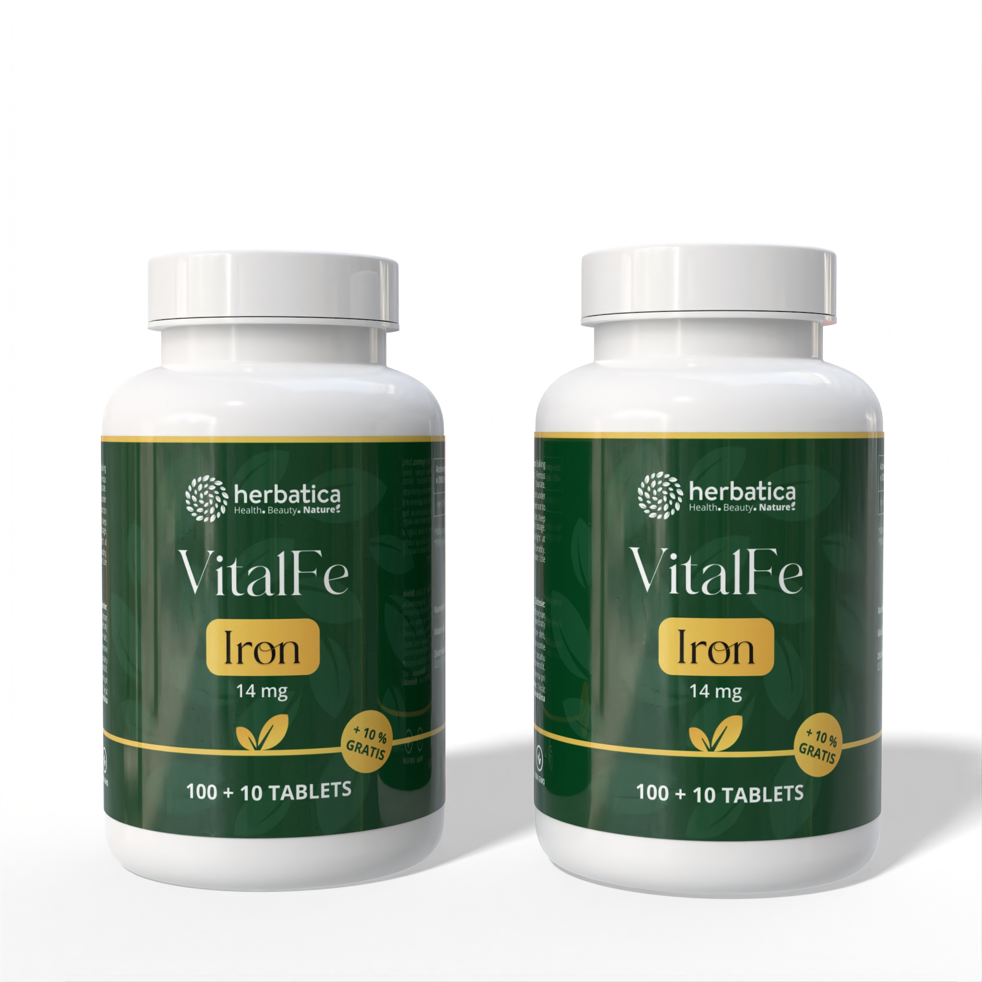 Zvýhodnený set: 2x Železo 14 mg - 110 tabliet - Herbatica