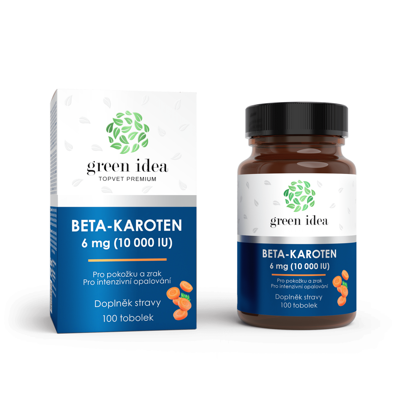 Beta-karotén - kapsuly 100 ks - Green idea