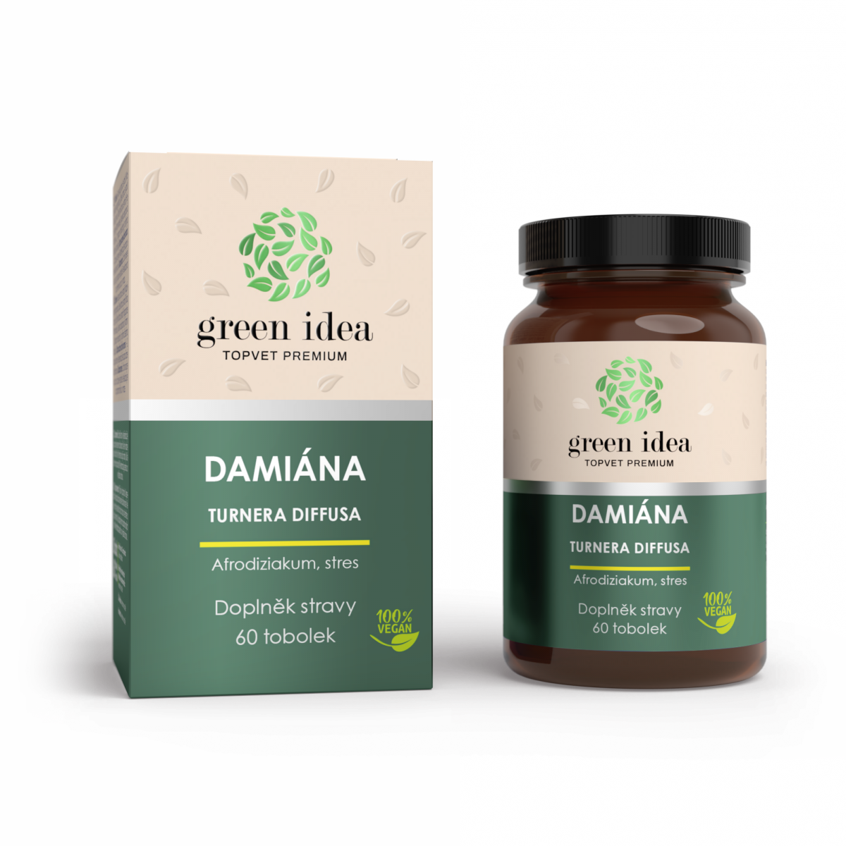 Damiána - kapsuly 60 ks - Green idea