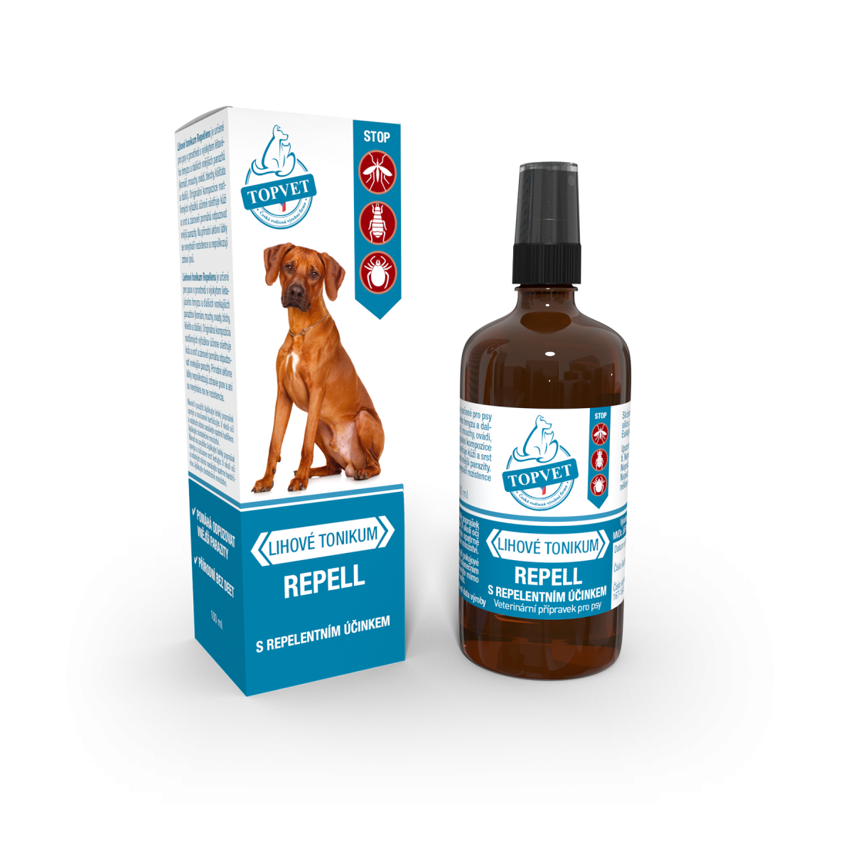 REPELL alkoholové tonikum pre psov 100 ml - Green idea