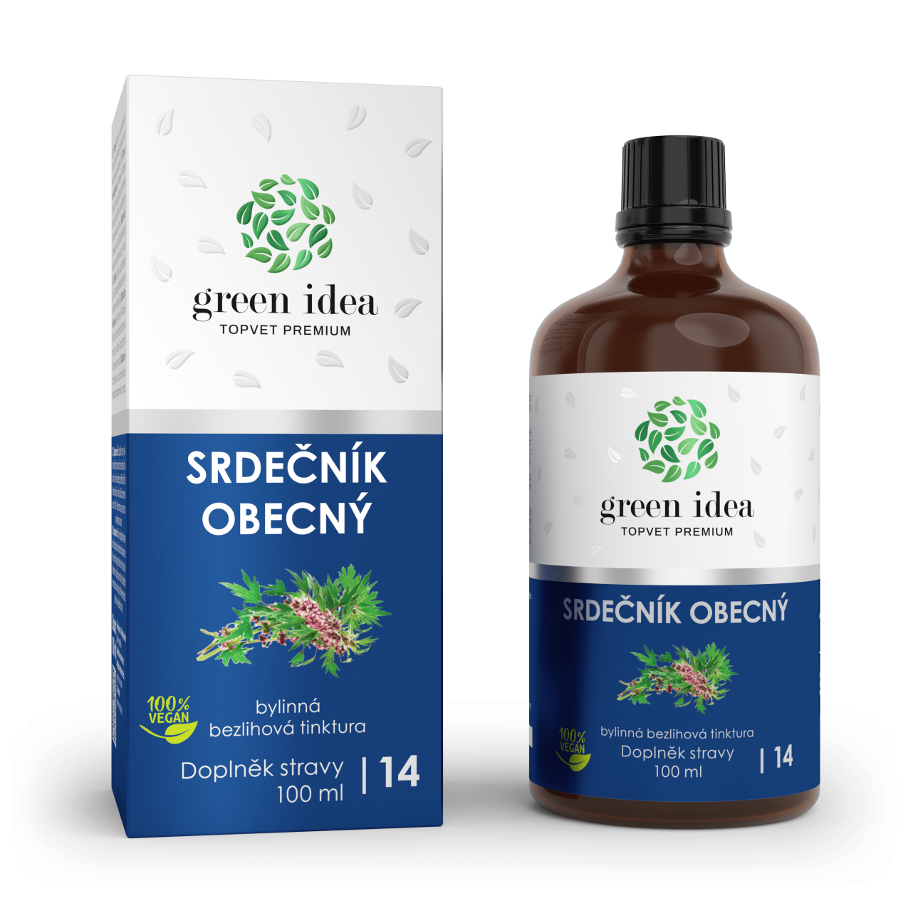 Srdcovník - bezalkoholová tinktúra 100 ml - Green idea
