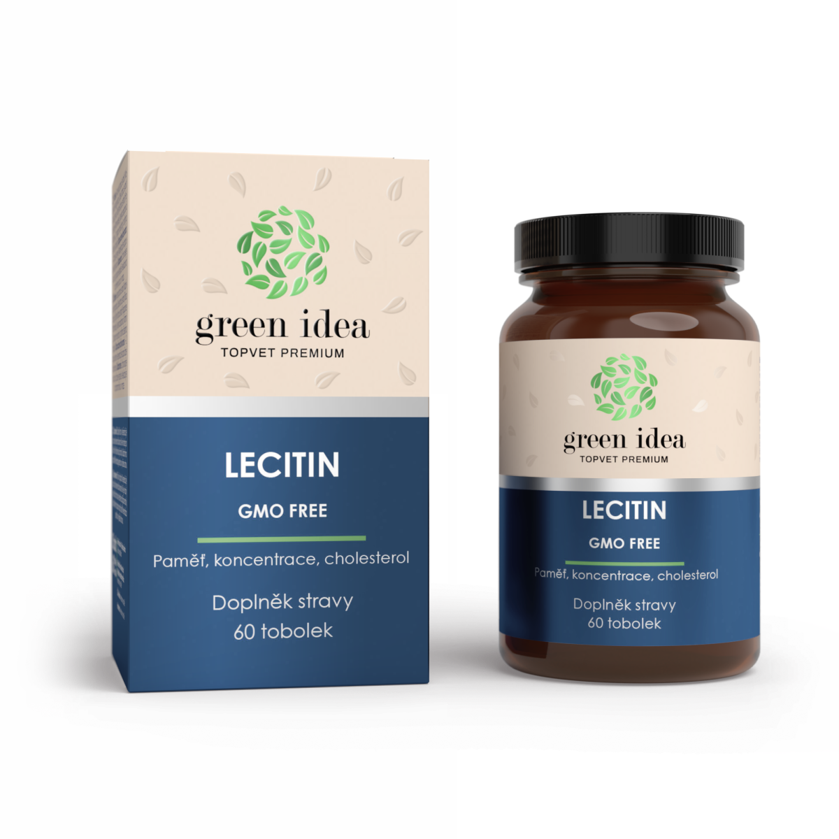 Lecitín - kapsule 60 ks - Green idea