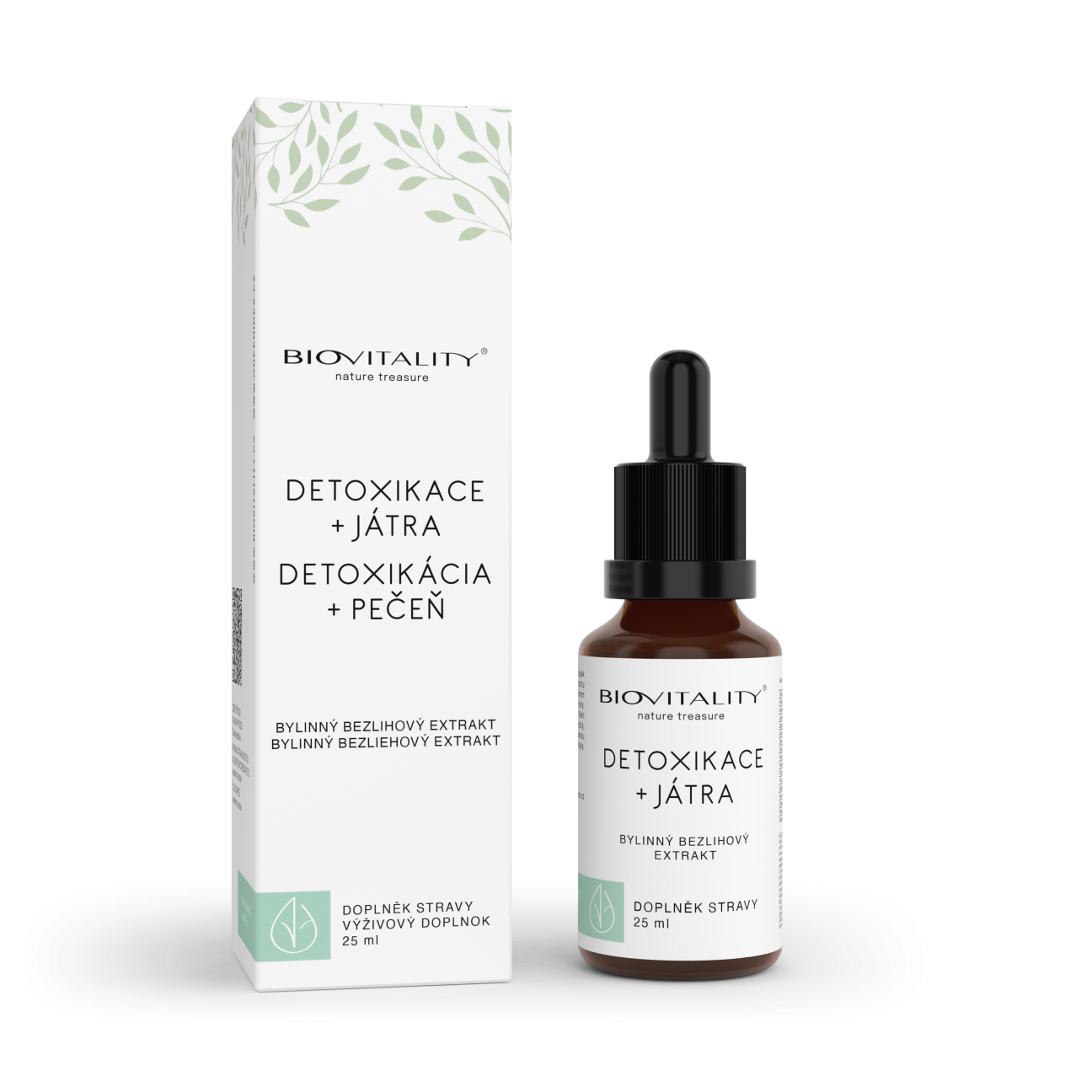 Detoxikácia + pečeň bezliehová tinktúra – kvapky 25 ml – Green idea