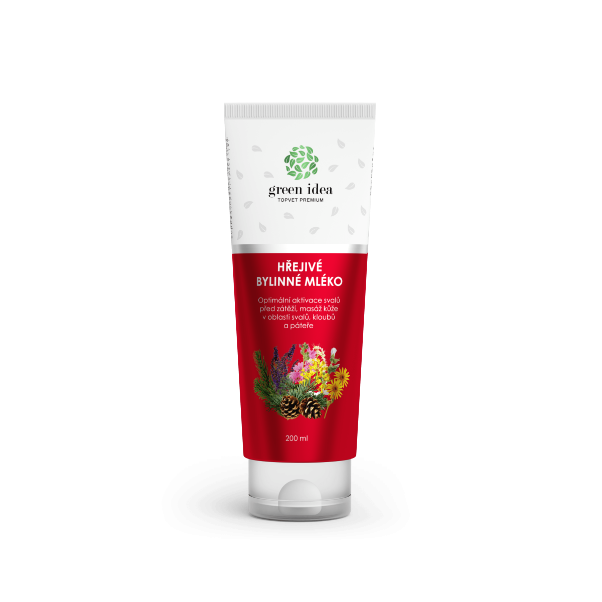 Hrejivé bylinné mlieko 200 ml – Green idea