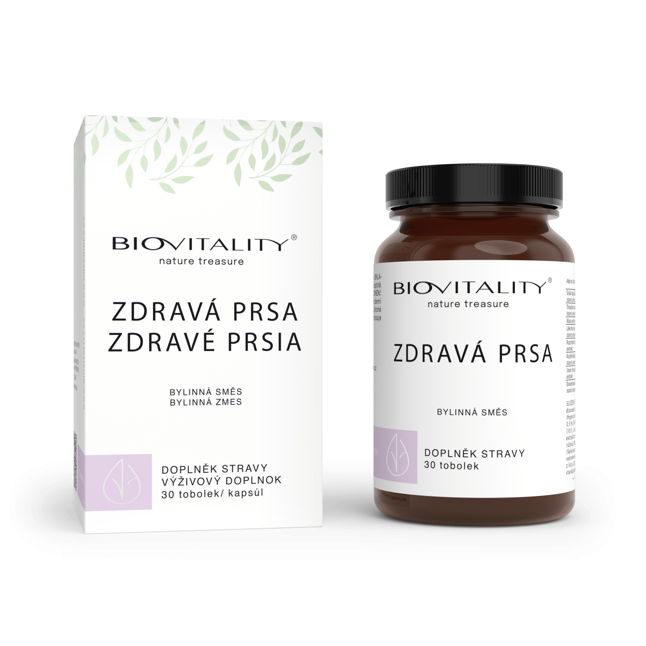 Zdravé prsia – bylinný komplex – kapsuly 30 ks – Green idea
