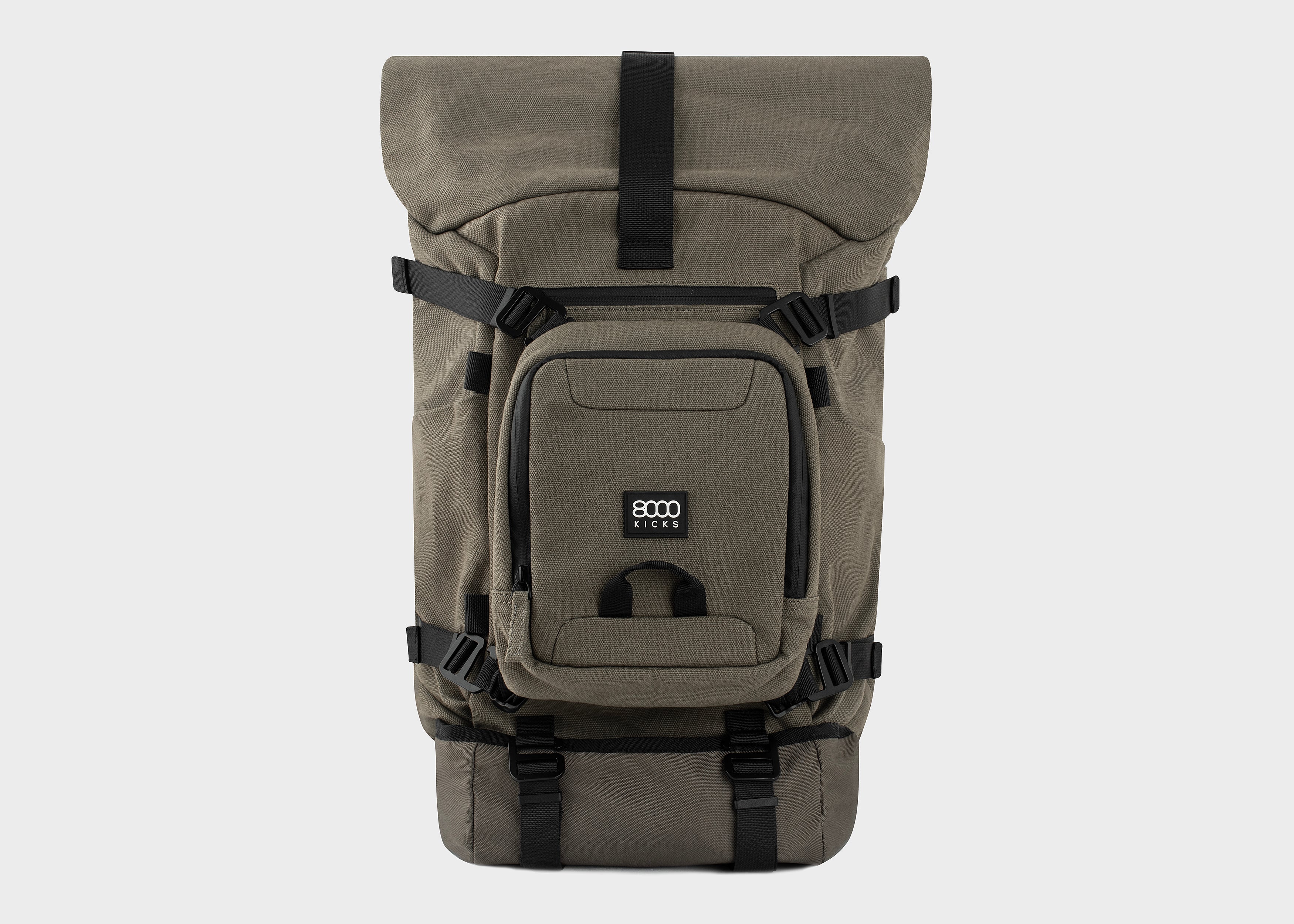Konopný batoh – Nomad Backpack - Tmavo zelená - 8000Kicks