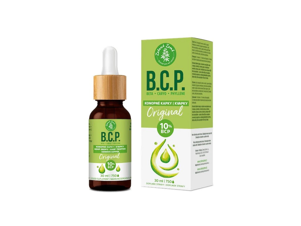 Konopné kvapky s BCP Original - 30 ml - Zelená Země