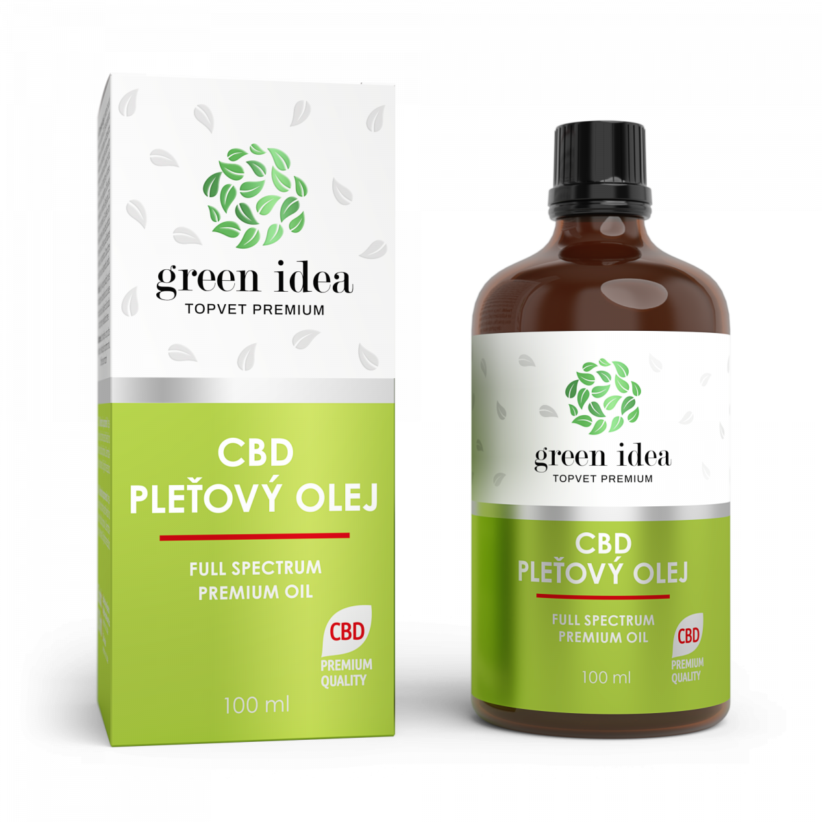 CBD pleťový olej 100 ml - Green idea