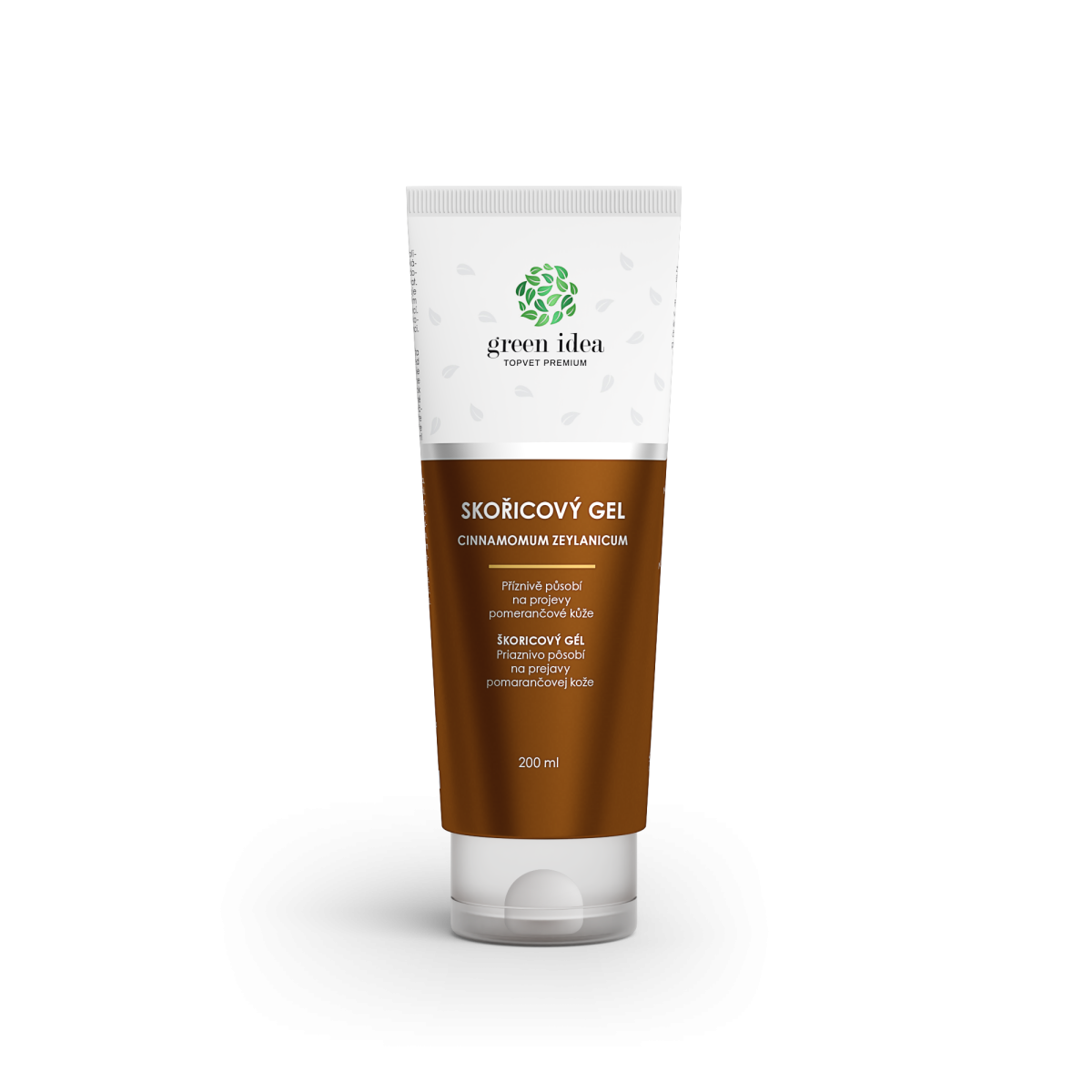 Škoricový masážny gél v tube 200 ml - Green idea