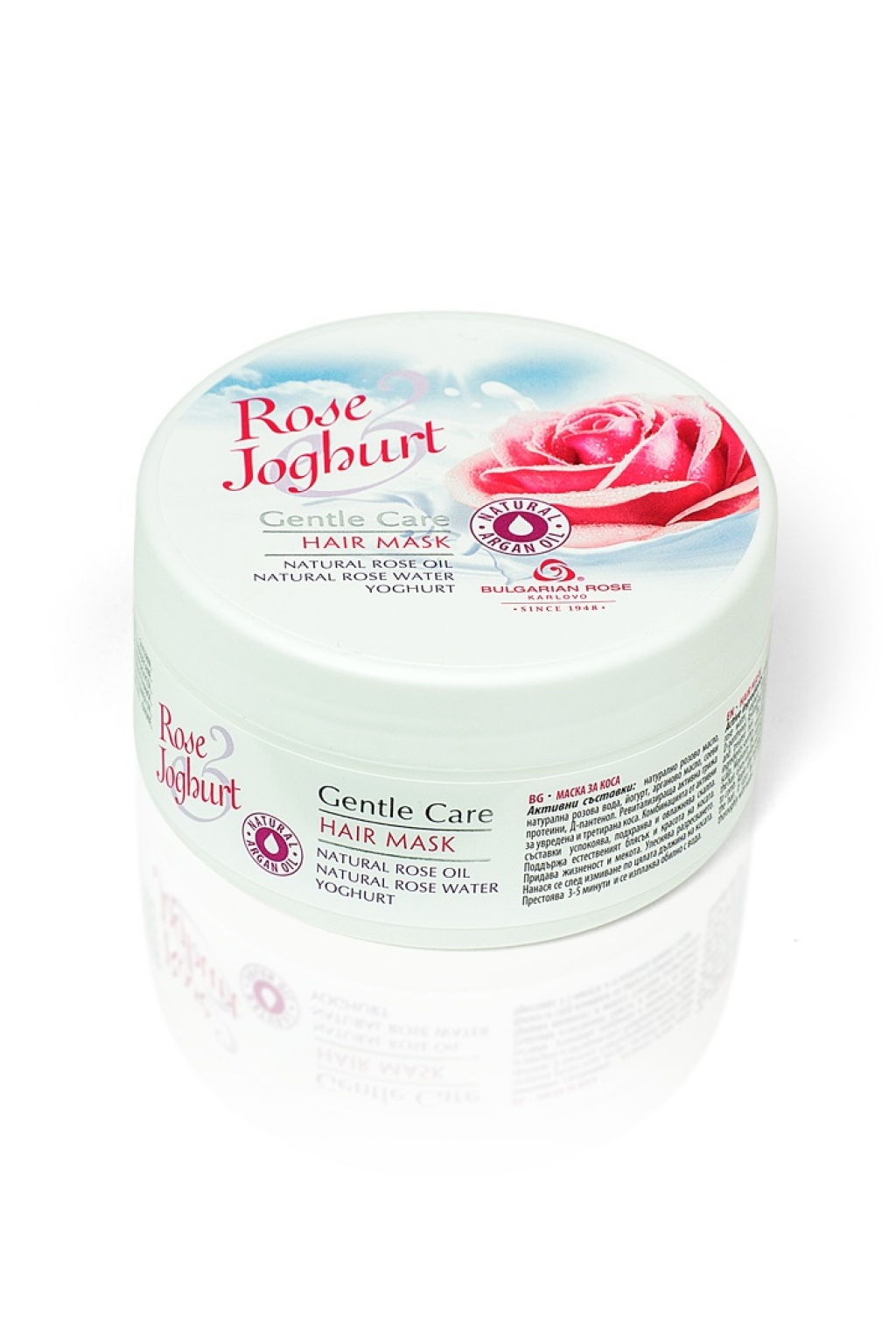 ROSE JOGHURT maska na vlasy 240 ml - Bulgarian Rose Karlovo