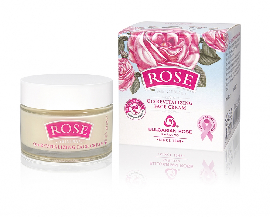 ROSE ORIGINAL Q10 revitalizačný pleťový krém 50 ml - Bulgarian Rose Karlovo