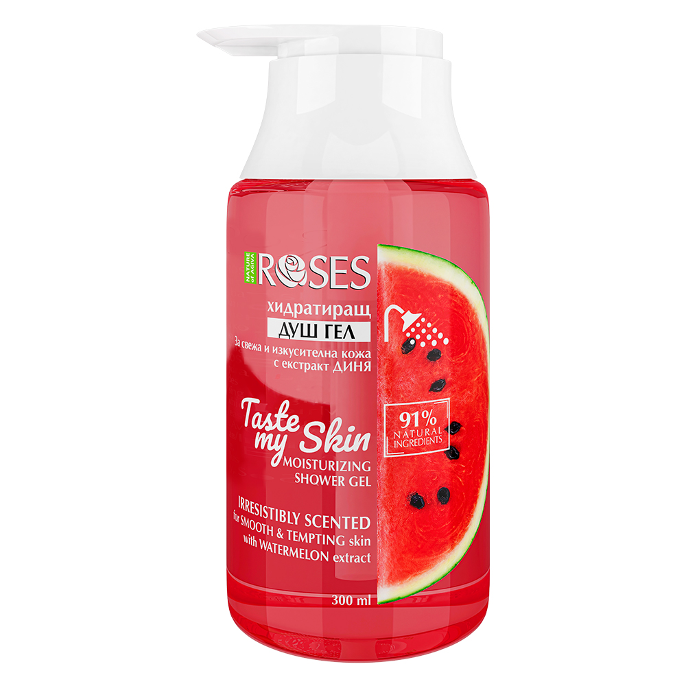TASTE MY SKIN hydratačný prírodný sprchový gél s extraktom z melóna 300 ml - NATURE OF AGIVA