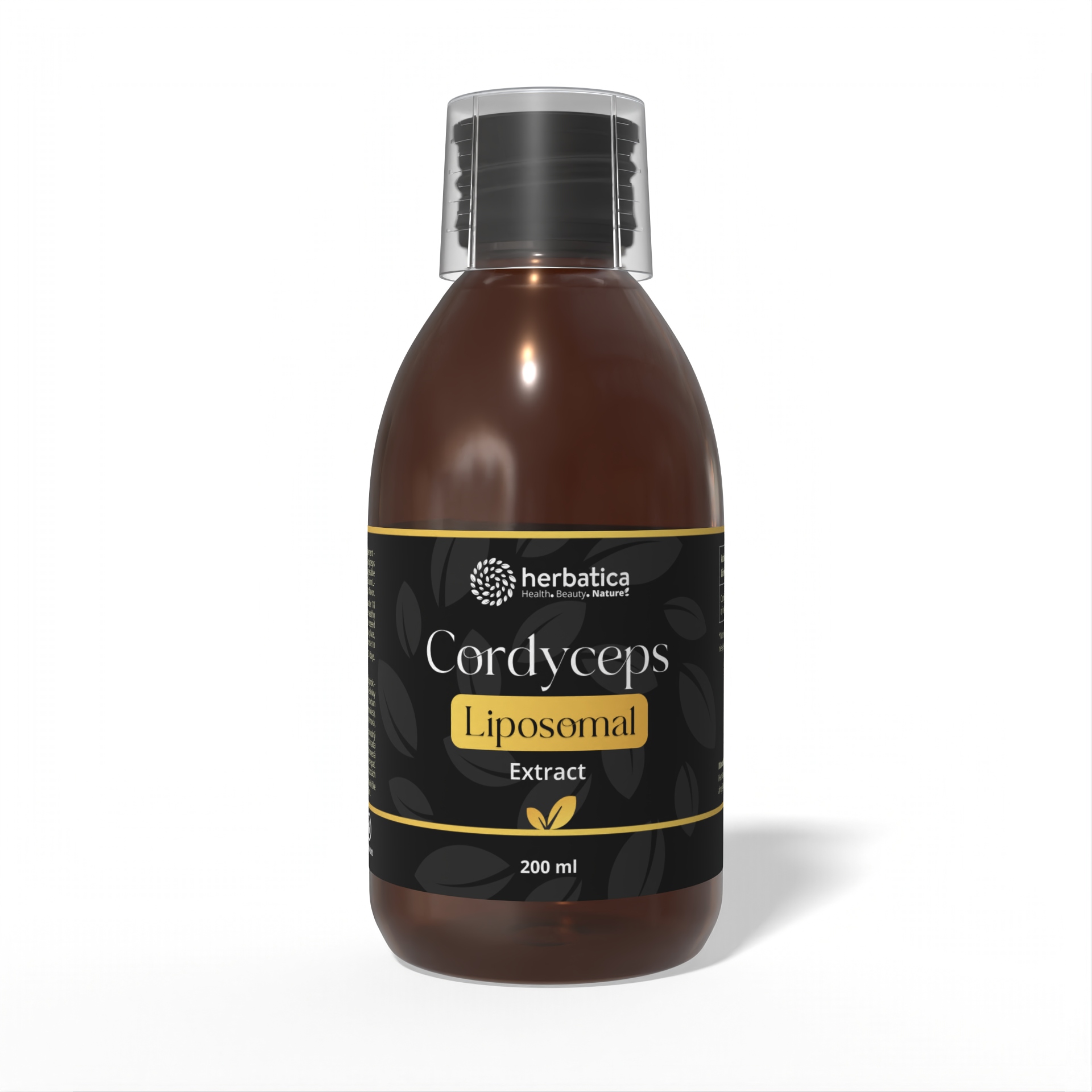 Lipozomálny extrakt Cordyceps (40% polysacharidy) - 200 ml - Herbatica