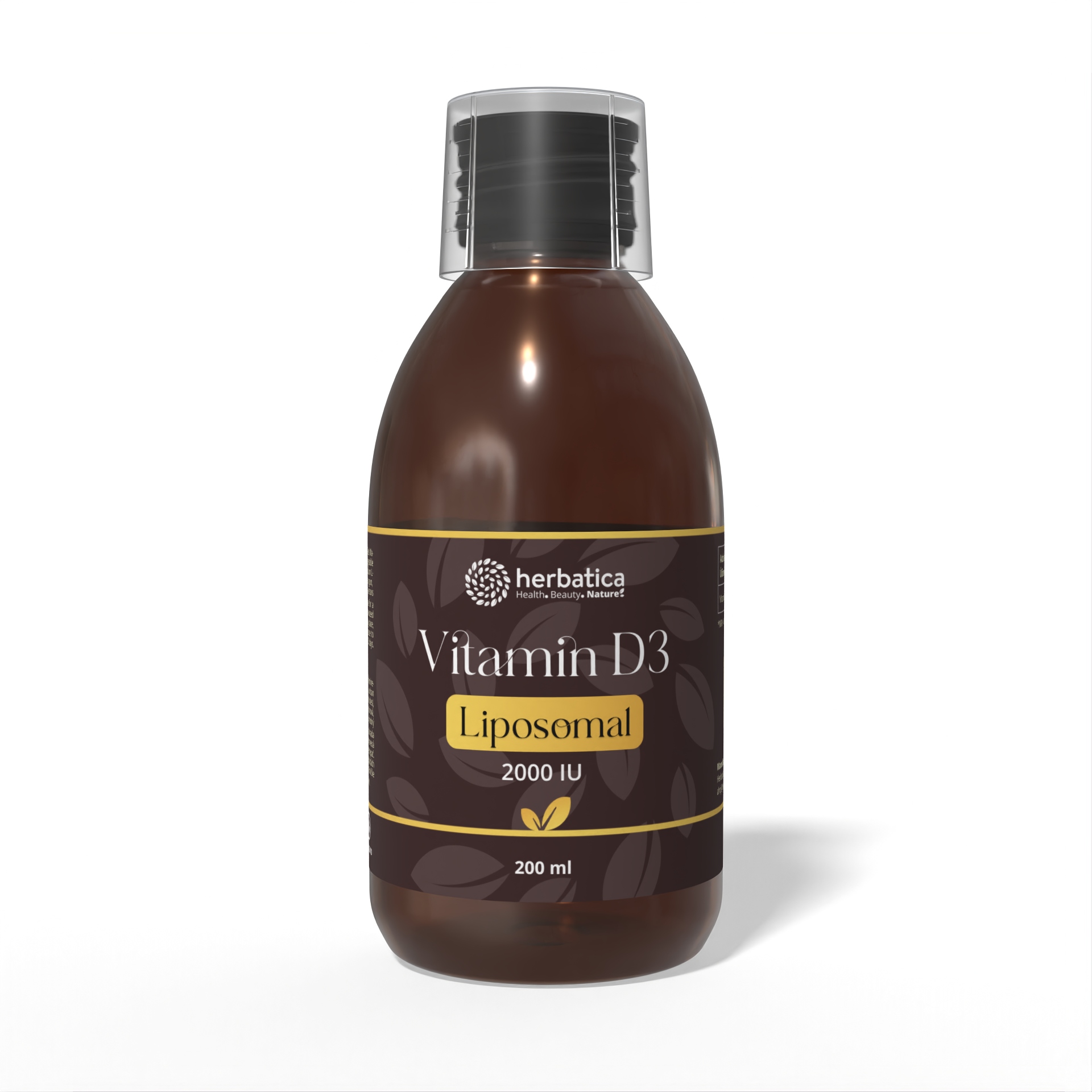 Lipozomálny Vitamín D3 2000IU - 200 ml - Herbatica