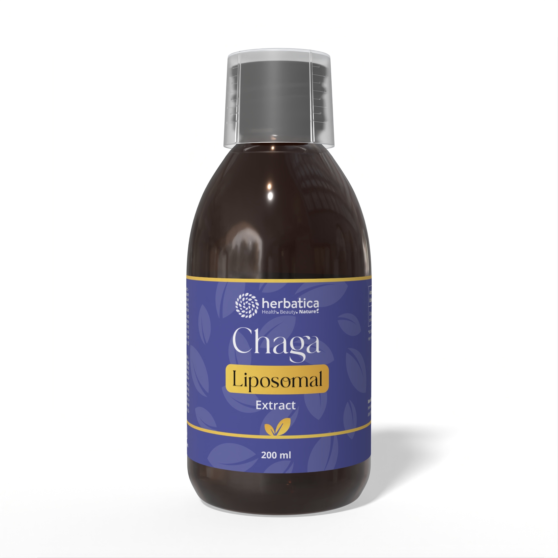 Lipozomálny extrakt Chaga (40% polysacharidy) - 200 ml - Herbatica