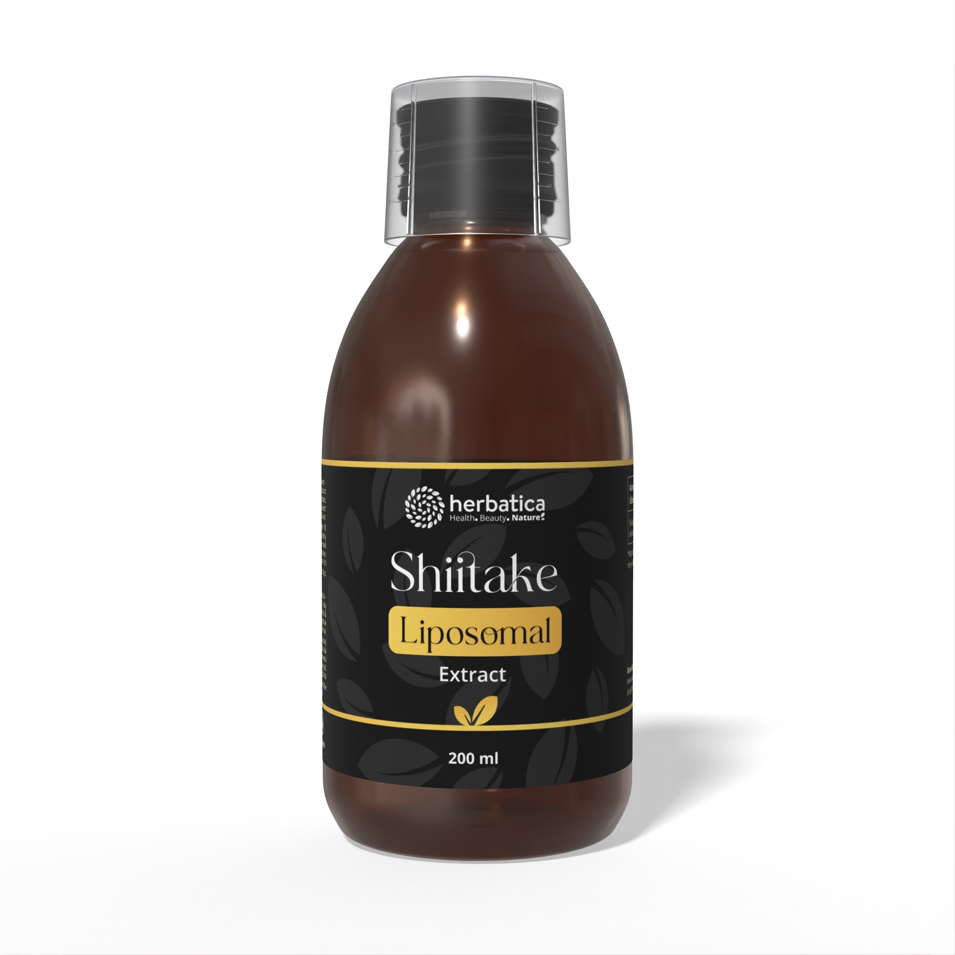 Lipozomálny extrakt Shiitake (30% Polysacharidy) - 200 ml - Herbatica