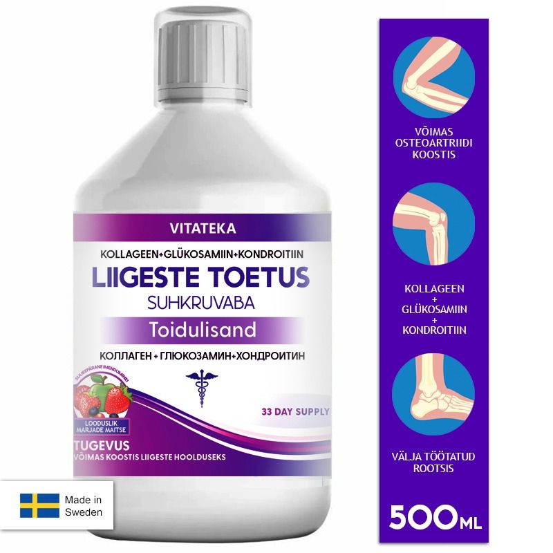 E-shop Vitamínový komplex na kĺby – bez cukru – 500 ml – Vitateka