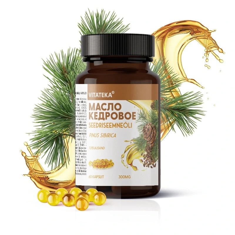 Cédrový olej 300 mg – 60 kapsúl – Vitateka