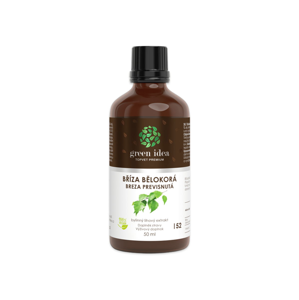 Breza previsnutá tinktúra – kvapky 50 ml – Green idea