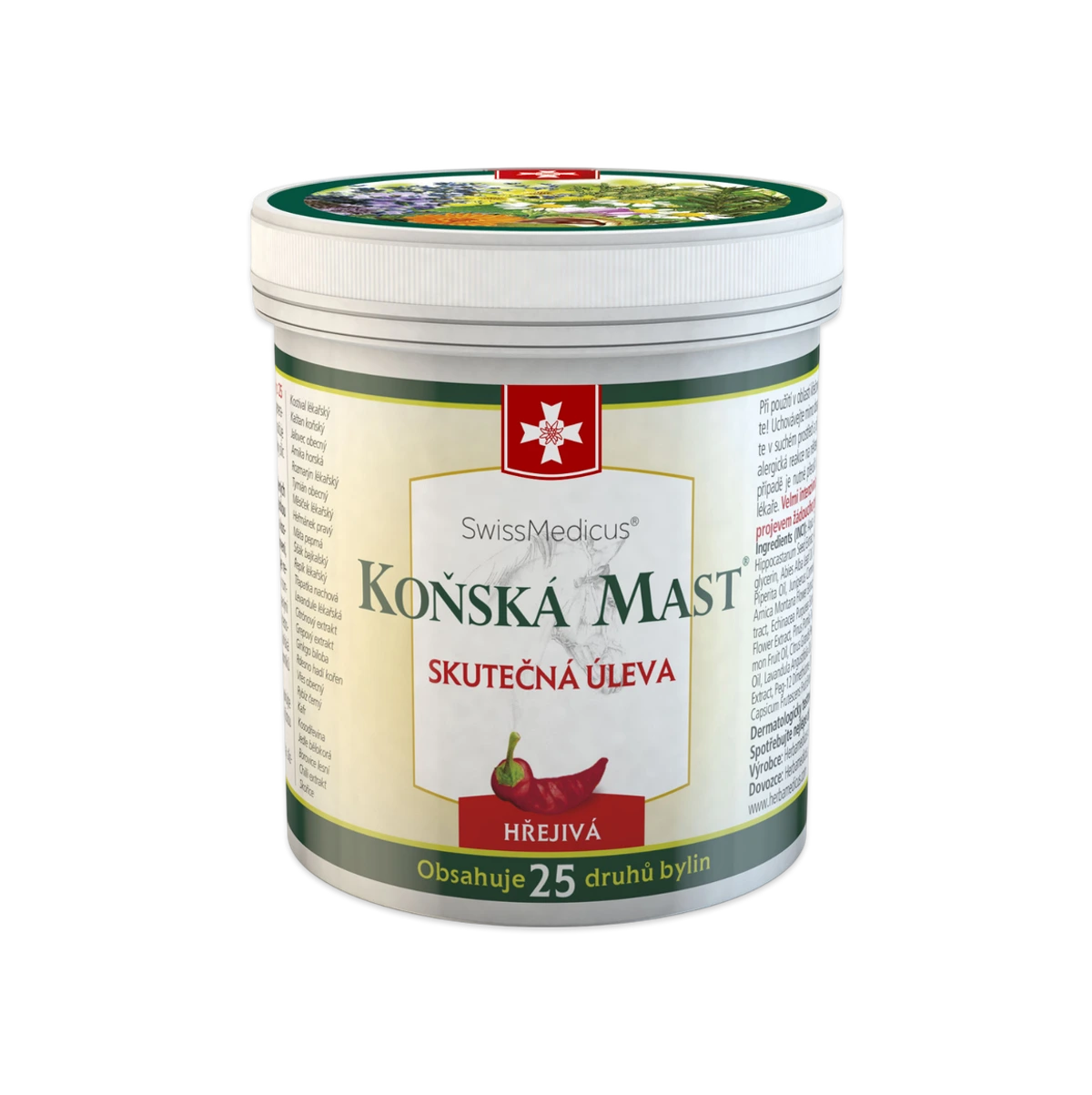 Konská masť hrejivá 250 ml – Green idea