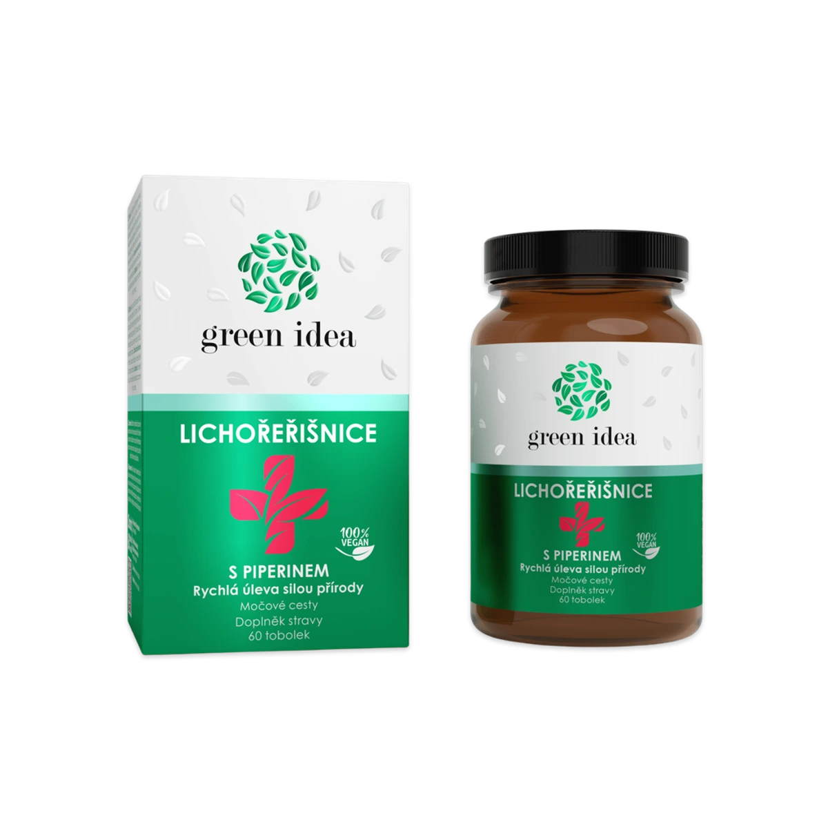 Kapucínka+ s piperínom – 60 kapsúl – Green idea