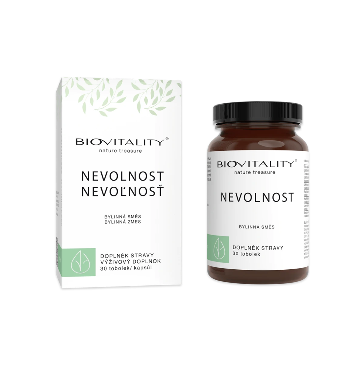 Nevoľnosť – 30 kapsúl – Green idea