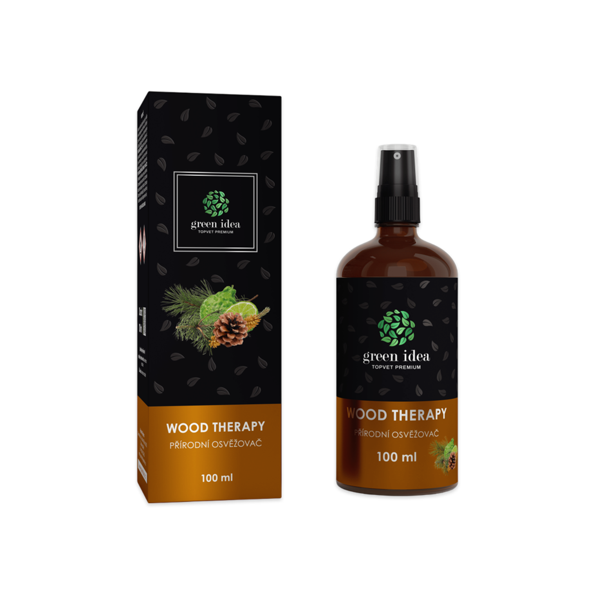 WOOD THERAPY – prírodný osviežovač vzduchu – 100 ml – Green idea