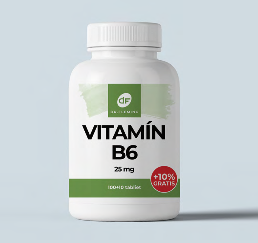 E-shop Vitamín B6 25 mg - 110 tabliet - Dr. Fleming