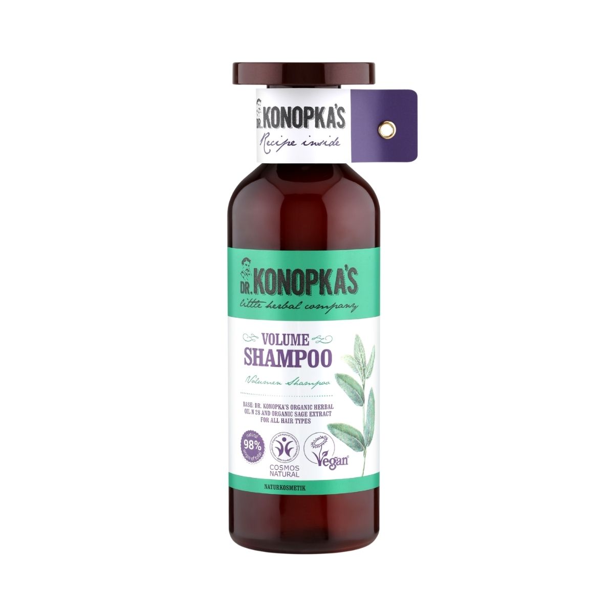 Šampón pre objem vlasov - 500 ml - Dr. Konopka's