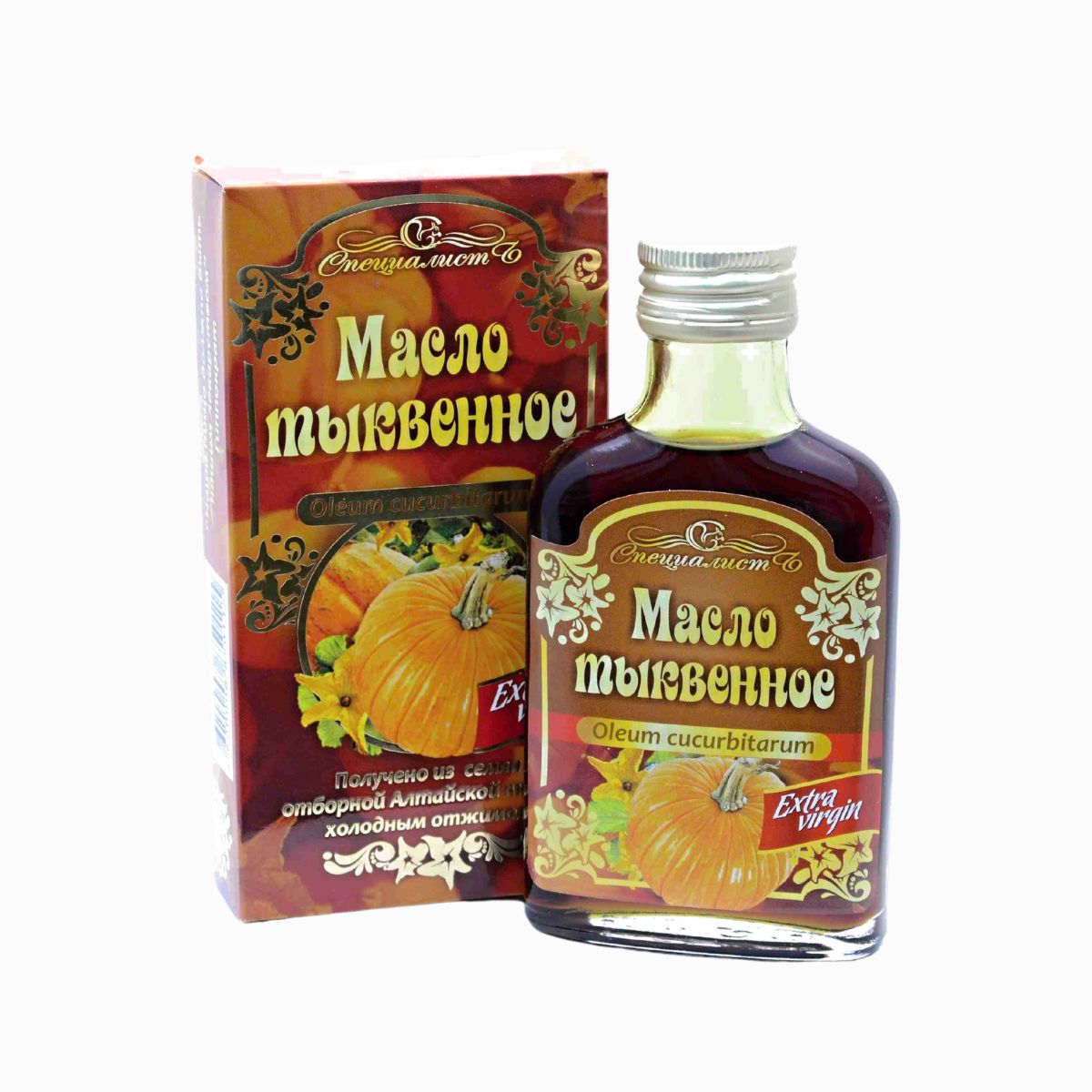100% tekvicový olej, za studena lisovaný, panenský - Specialist Objem: 100 ml